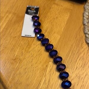 Purple Faceted Beads